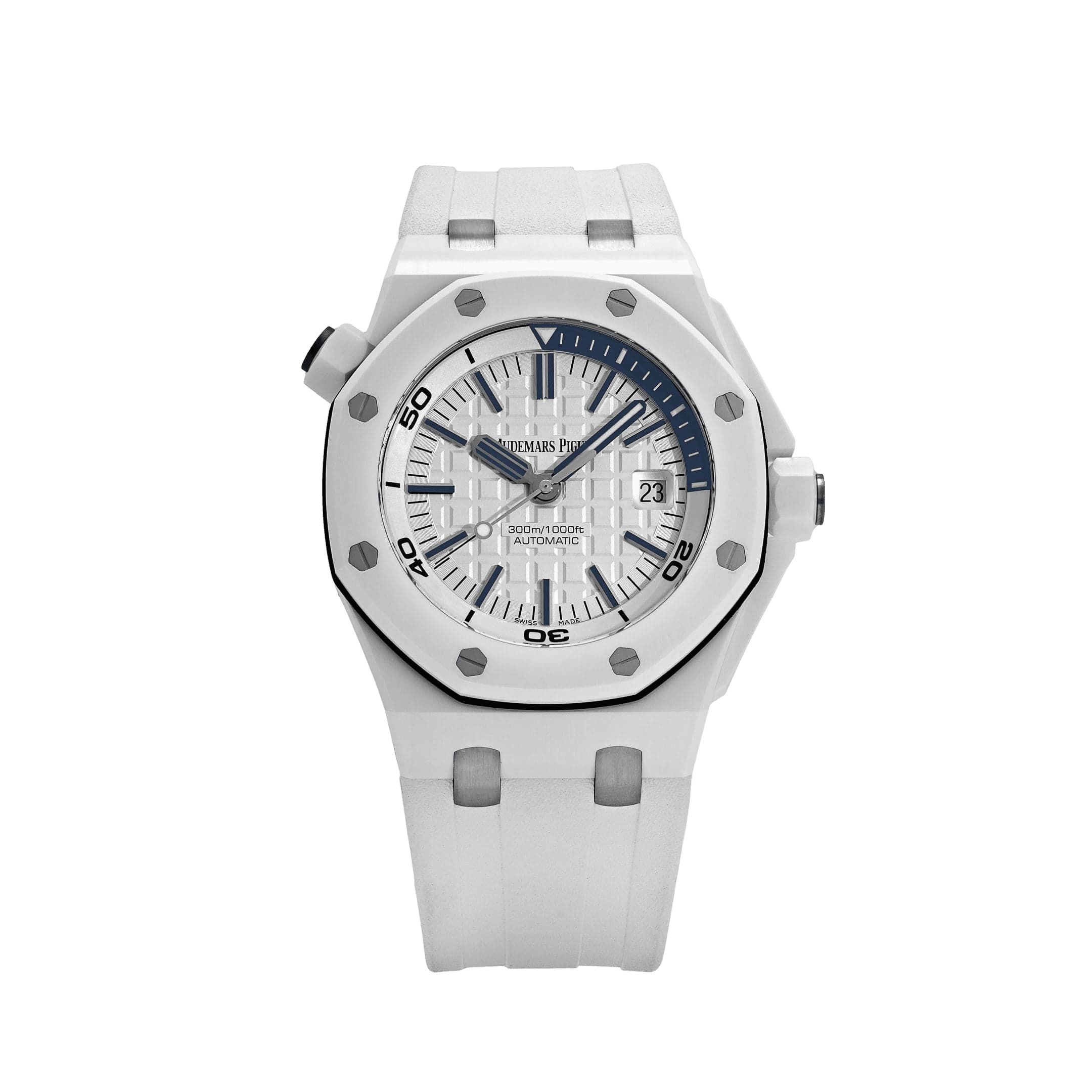 Royal Oak Offshore Diver 15707CB · White, 2015